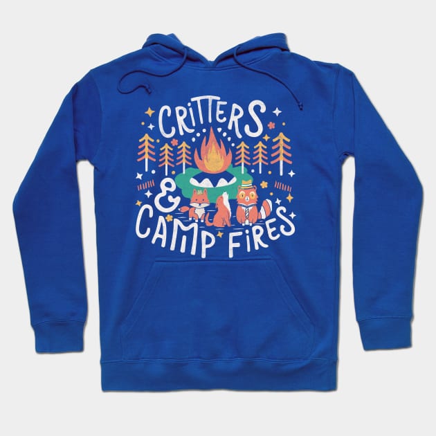 Critters and Campfires Hoodie by Tees For UR DAY
